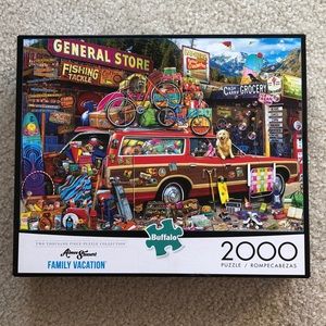 2000 piece puzzle, “Family Vacation”
